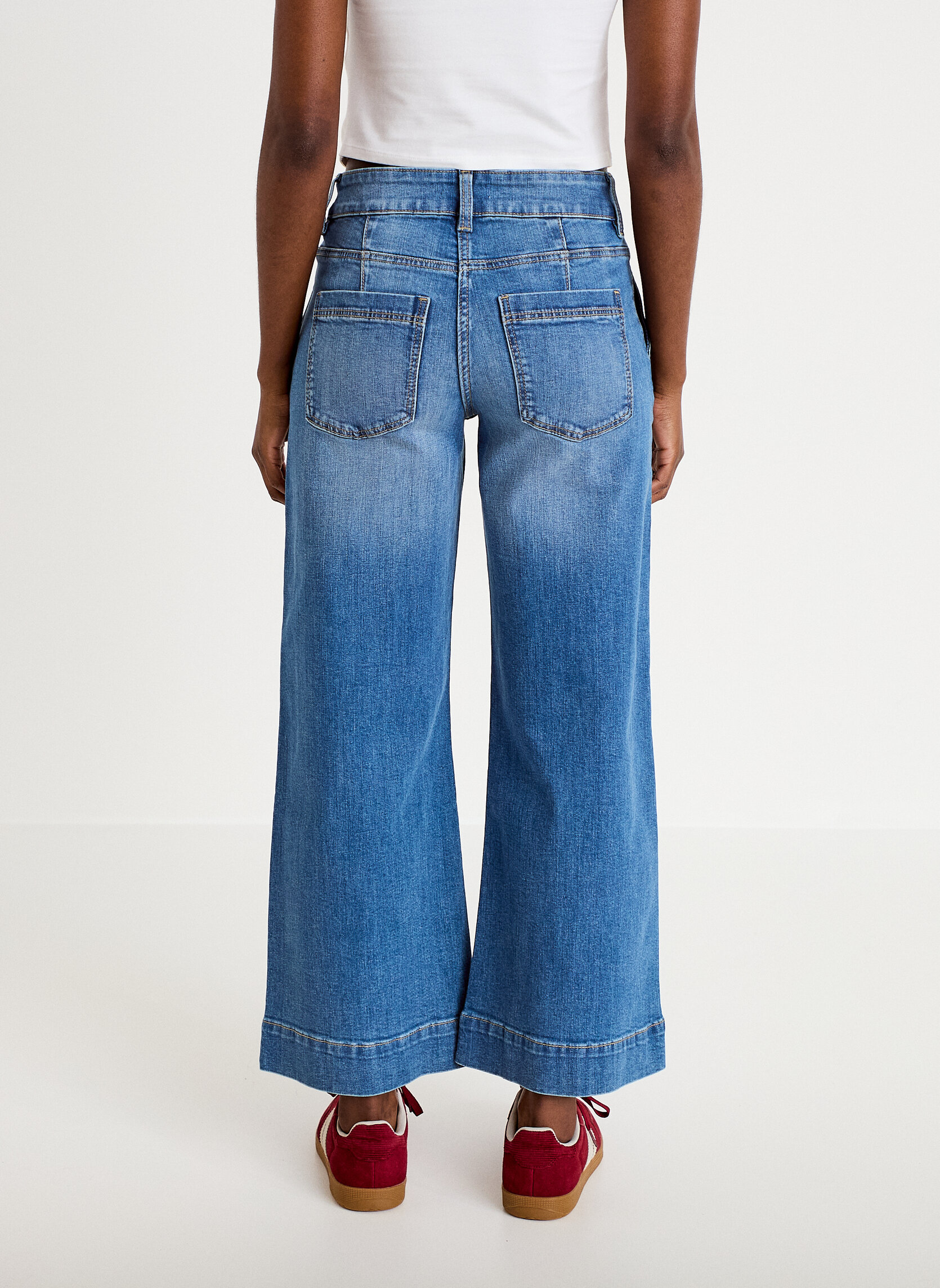 Jeans droit DELHO-SAIL femme bleu Cache Cache Jeans droit DELHO-SAIL femme bleu Bleu