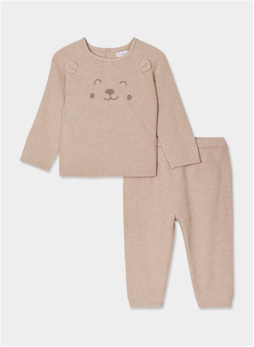 KIMBALOO Ensembles KIM1_ENS_TRICOT_OURS garçon marron