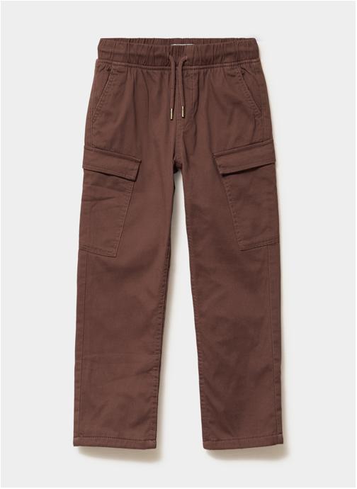 CREEKS Pantalons CRE2CARGOPOL garçon marron