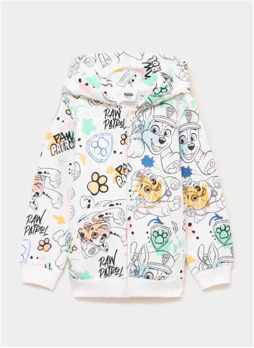 Paw Patrol, la Pat'Patrouille Sweats à capuche SUN_TECKEL_PATROL garçon blanc