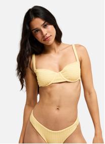 Hauts de maillot balconnet Golden Haze Underwire Bra femme jaune Roxy Hauts de maillot balconnet Golden Haze Underwire Bra femme jaune Jaune