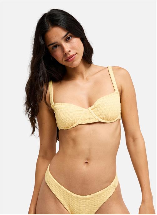 Roxy Hauts de maillot balconnet Golden Haze Underwire Bra femme jaune