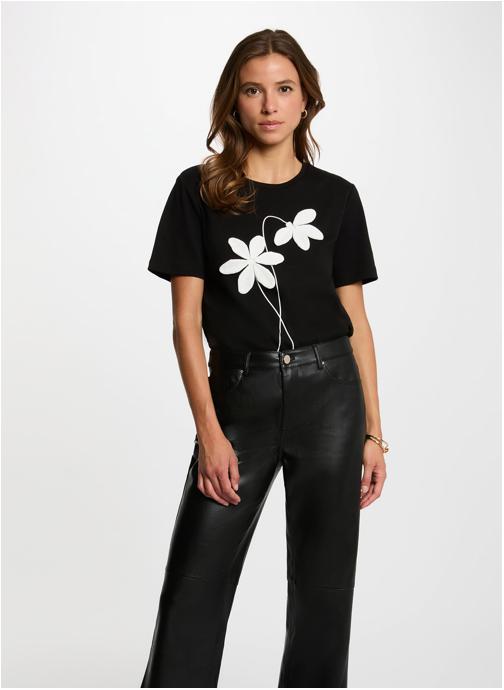 Morgan Tee-shirts 261-DAHLIA femme noir