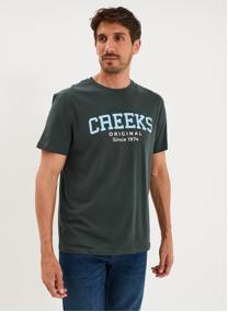 Tee-shirts CRE1TUPAC_GREEN homme vert CREEKS Tee-shirts CRE1TUPAC_GREEN homme vert Vert