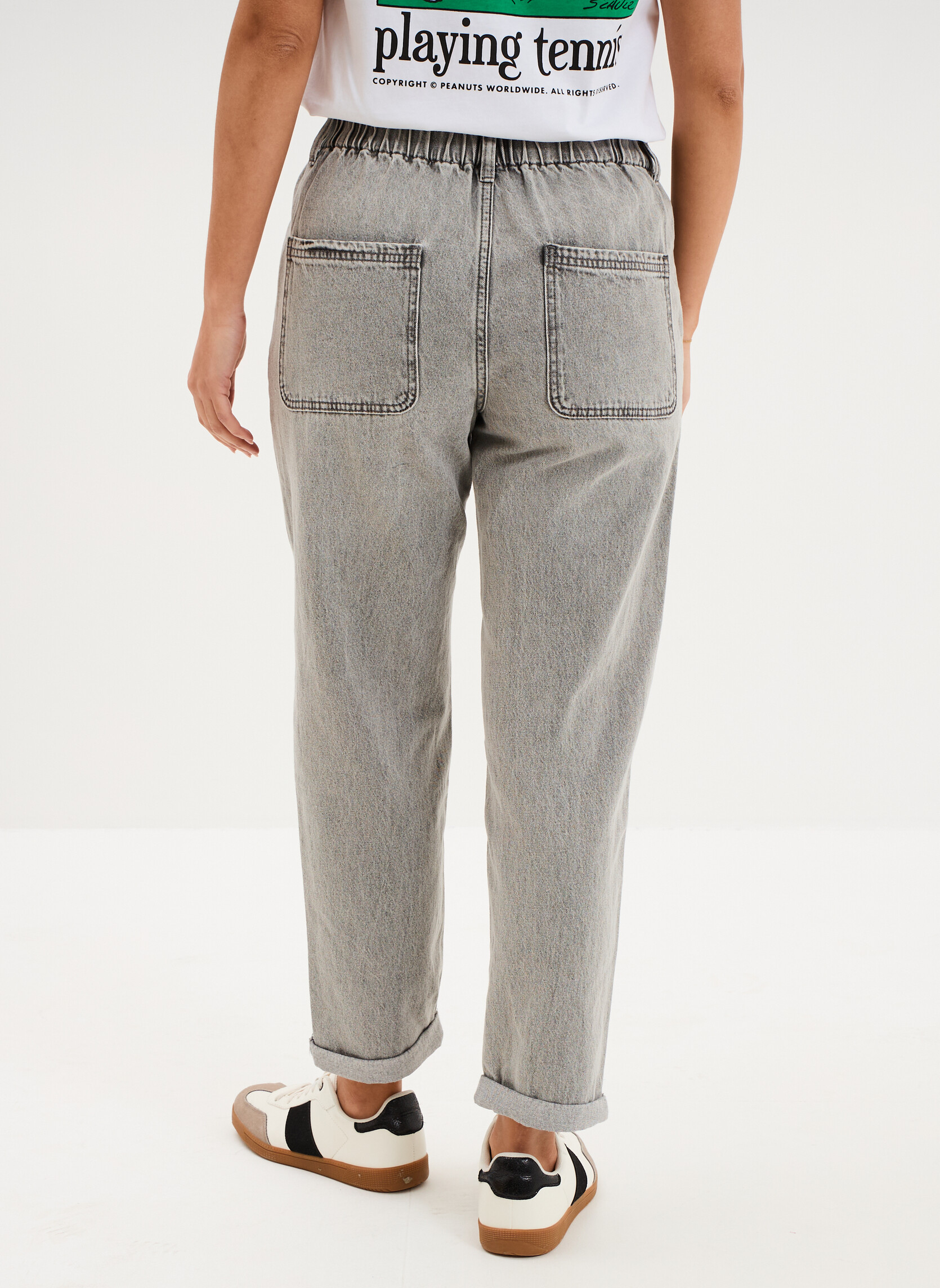 Jeans droit MIS3_DSLOUCHY femme gris LIBERTO Jeans droit MIS3_DSLOUCHY femme gris Gris