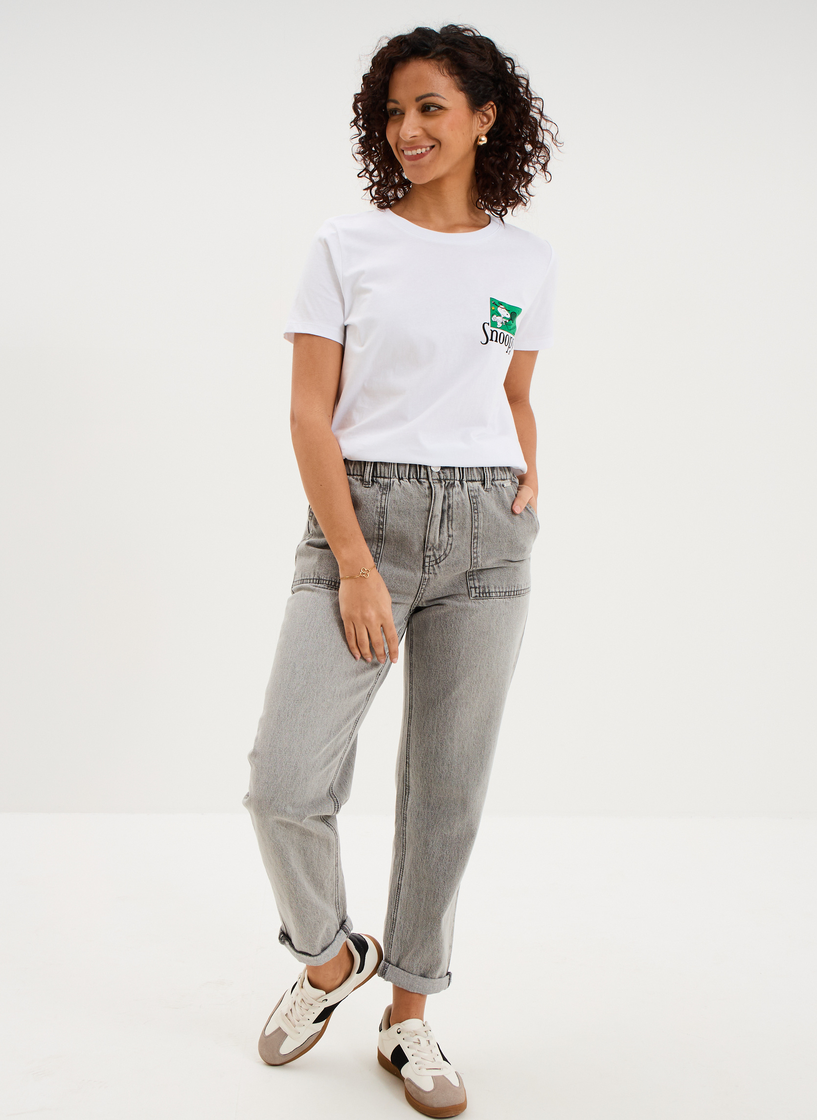 Jeans droit MIS3_DSLOUCHY femme gris LIBERTO Jeans droit MIS3_DSLOUCHY femme gris Gris