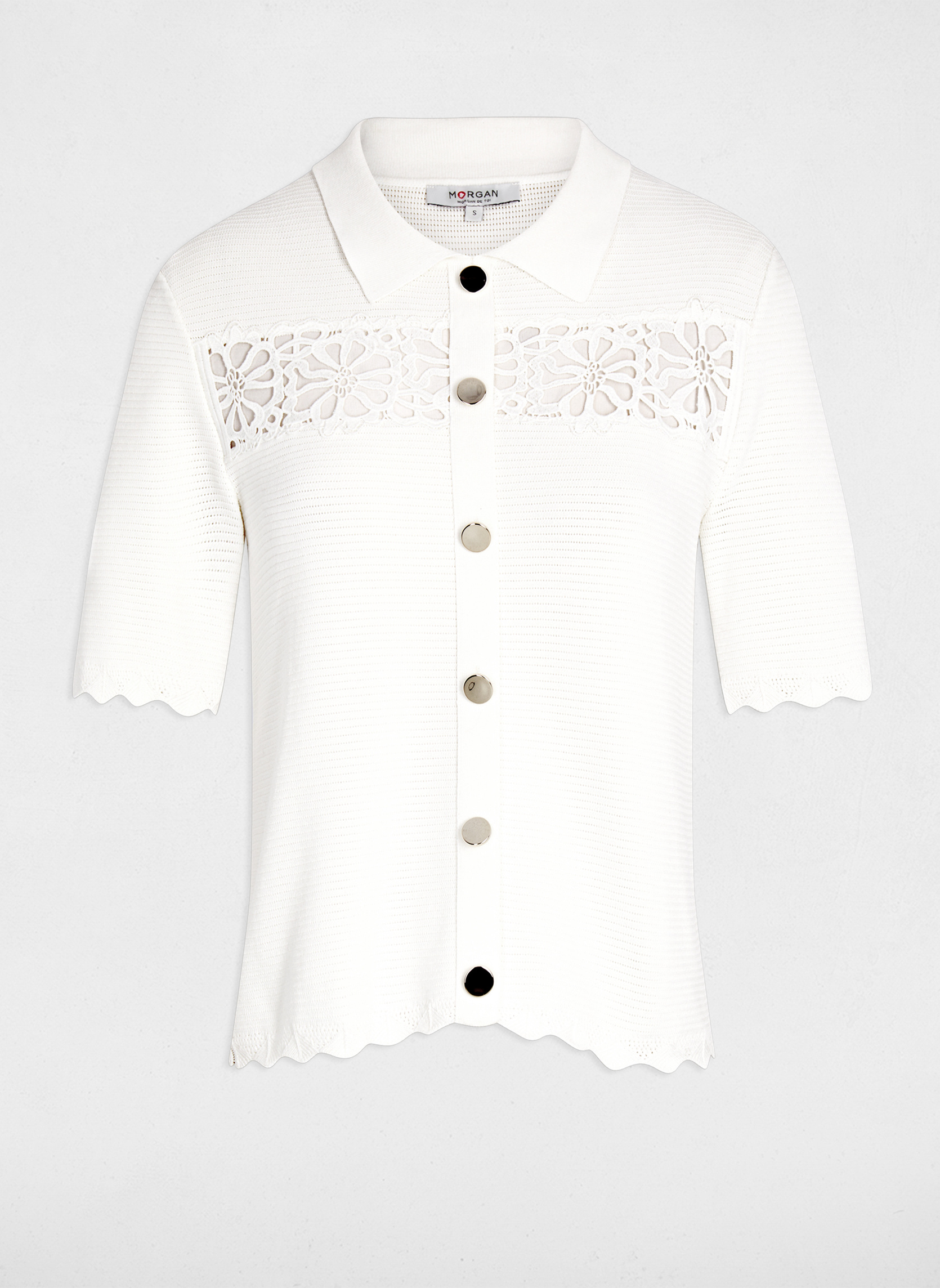 Pulls 262-MILINI femme blanc Morgan Pulls 262-MILINI femme blanc Blanc