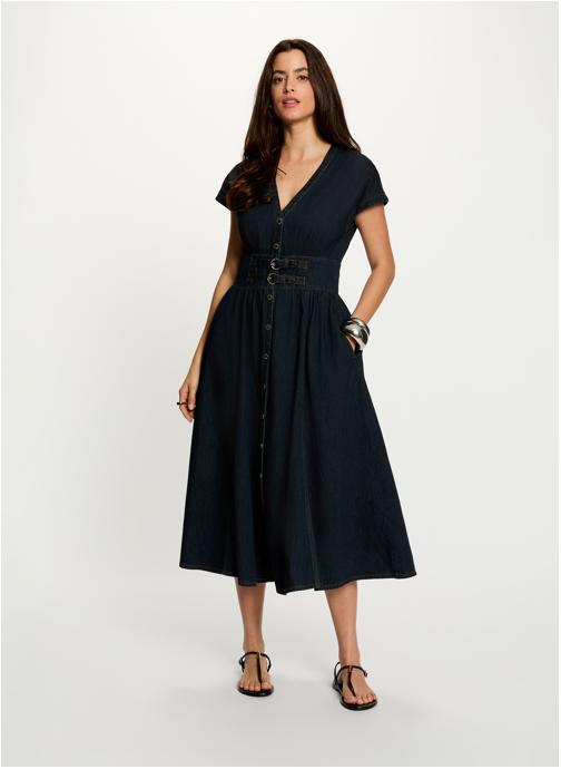 Morgan Robes 262-RIRINA femme bleu