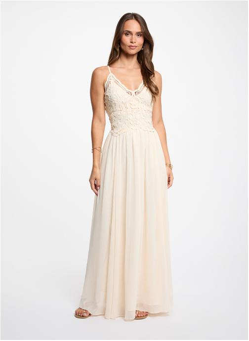 Morgan Robes 262-RSPAROW femme beige