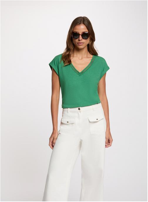 Morgan Tee-shirts 261-DAKA femme vert