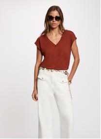 Tee-shirts 261-DAKA femme marron