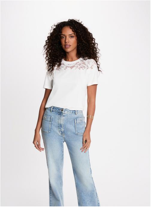Morgan Tee-shirts 262-DVAG femme blanc