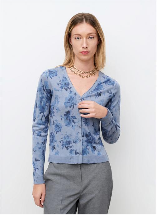 Caroll Gilets 261K-MVERONICA femme bleu