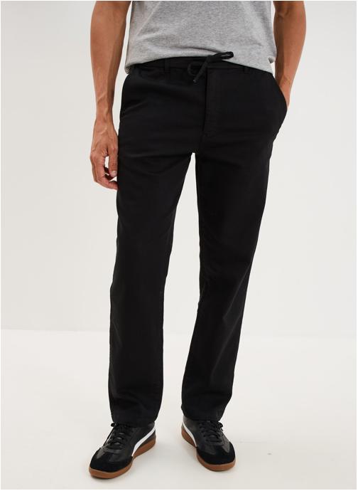 CREEKS Pantalons droits CRE1_PARFAIT_CHINO homme noir