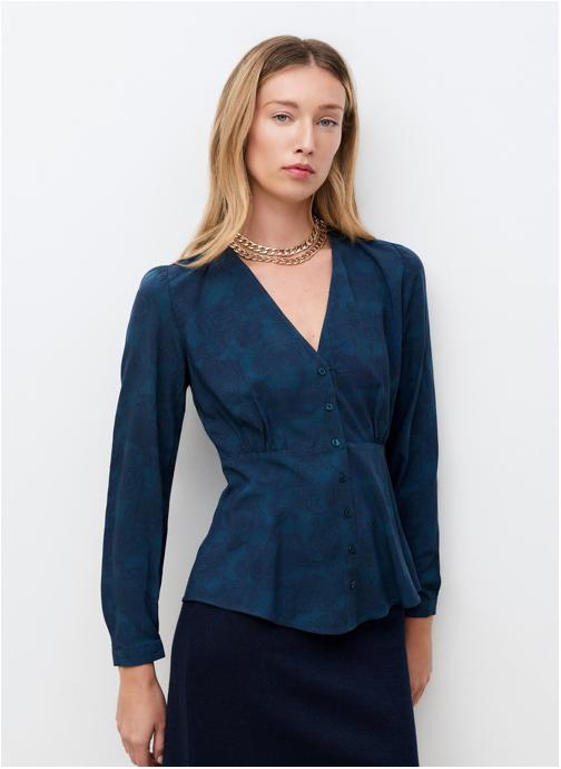 Caroll Chemises 261C-CELINO femme bleu