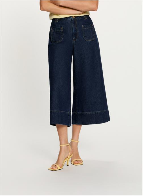 Morgan Jeans droit 262-PIKILO femme bleu