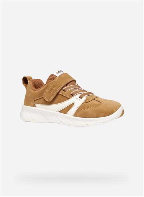 Geox Baskets basses J FOOT-RUN BOY garçon beige
