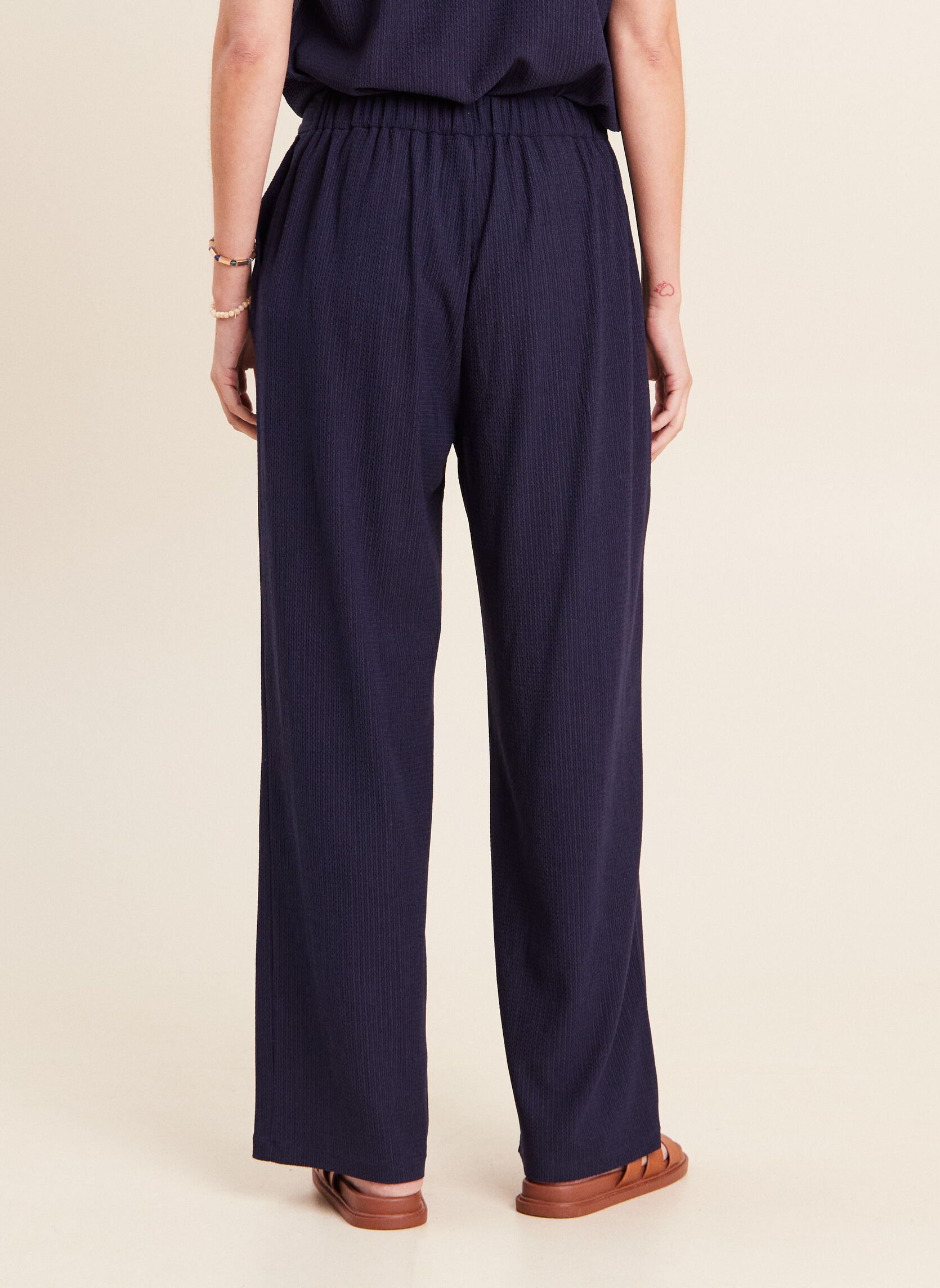 Pantalons droit PEWAFF femme bleu Bréal Pantalons droit PEWAFF femme bleu Bleu marine