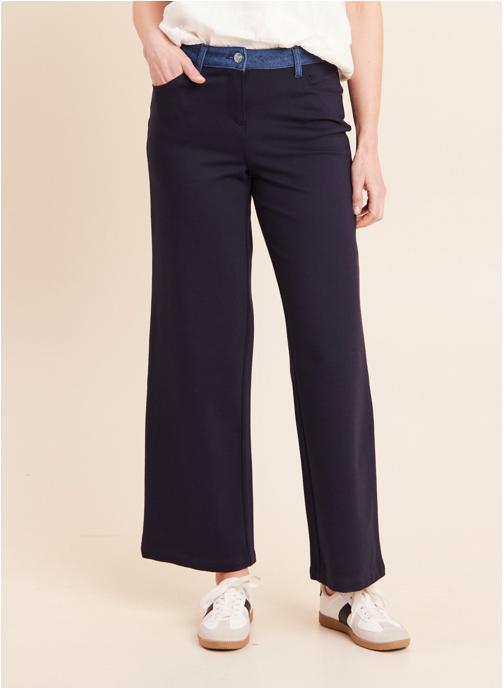Bréal Pantalons droit PEDENICITY femme bleu