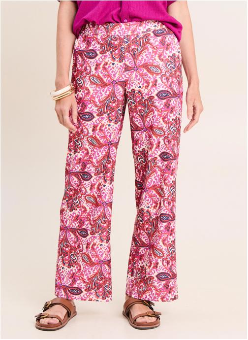 Bréal Pantalons droit PECRINKOU femme rose