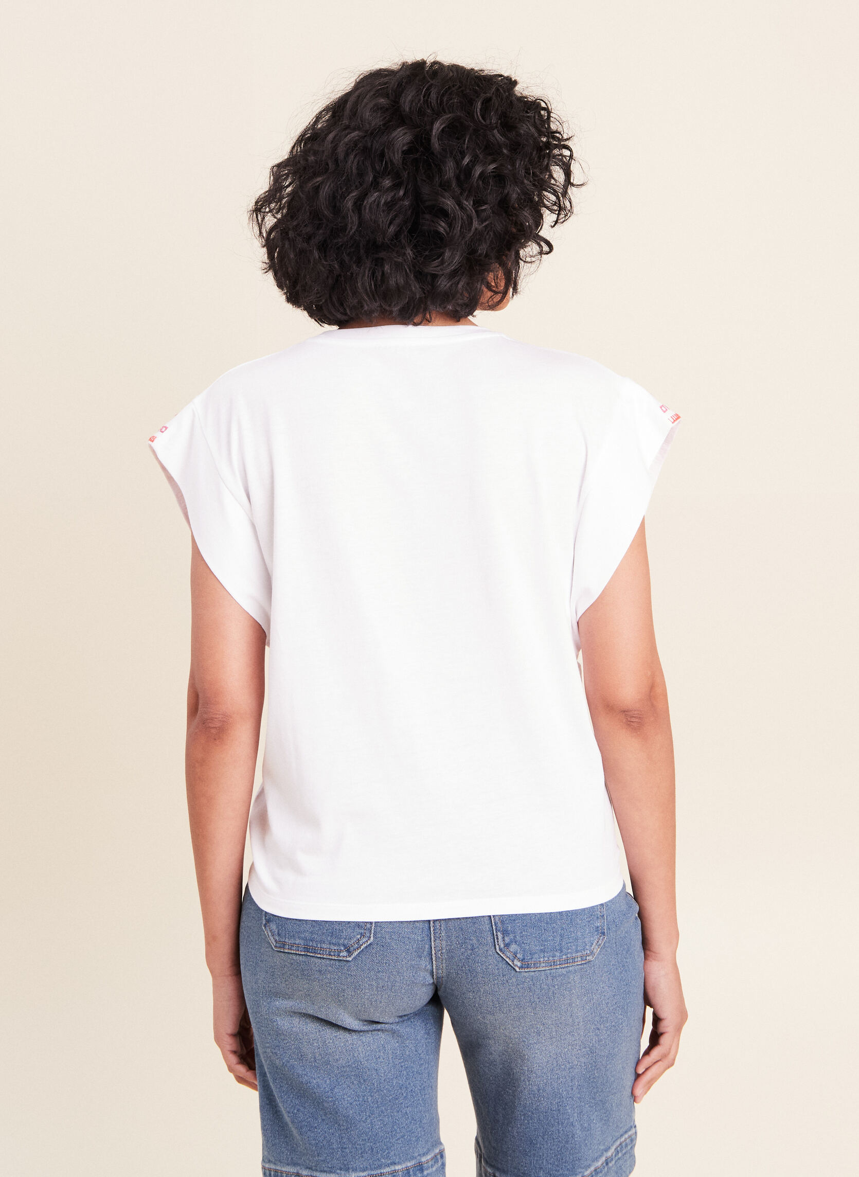 Tee-shirts TIMIABROD femme blanc Bréal Tee-shirts TIMIABROD femme blanc Blanc