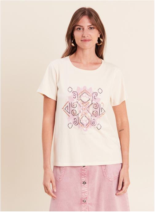 Bréal Tee-shirts TIAMANDA femme blanc