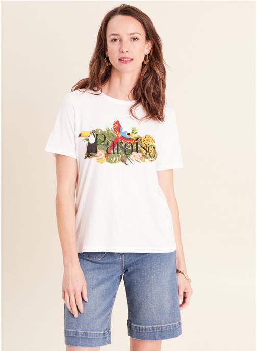 Bréal Tee-shirts TIFRUITO femme blanc