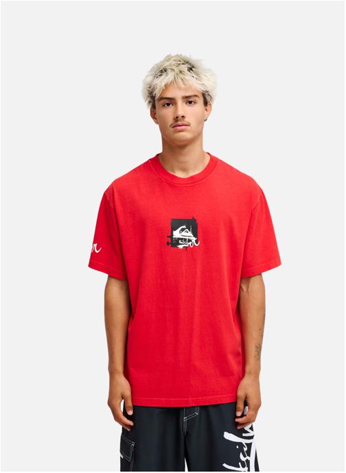 Quiksilver Tee-shirts Young Guns Echo homme rouge