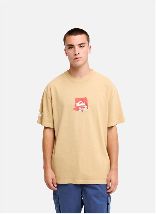Quiksilver Tee-shirts Young Guns Echo homme beige