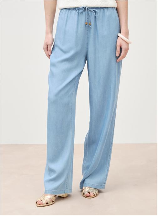 Bonobo Pantalons droit DAILYJEAN#F femme bleu