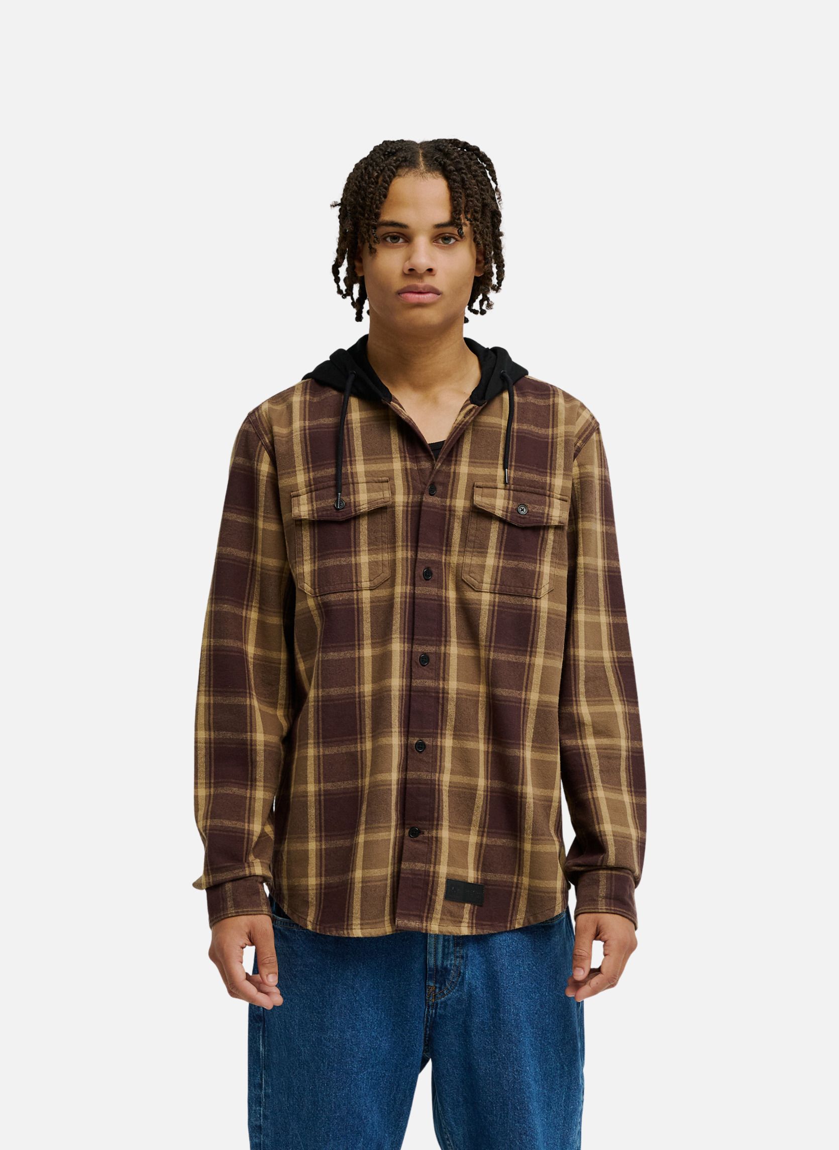 Chemises Ruckus homme marron DC Shoes Chemises Ruckus homme marron Marron