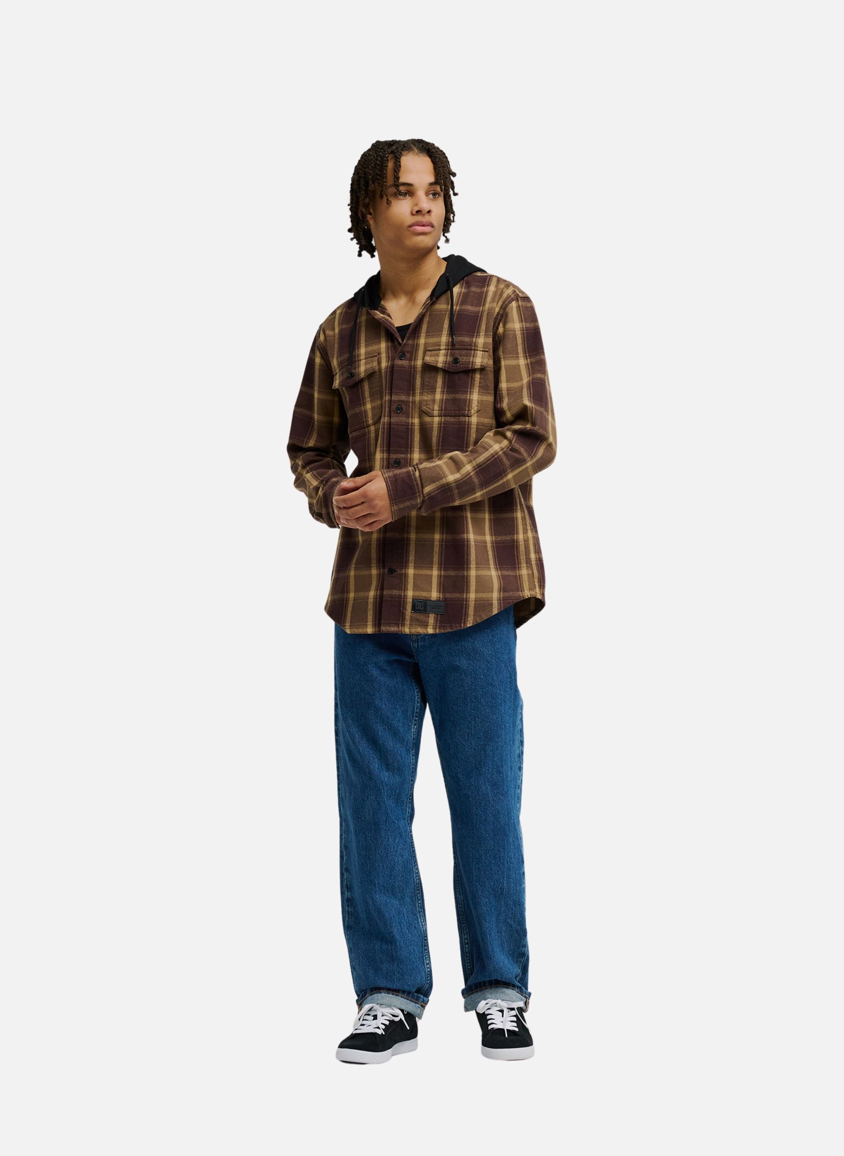 Chemises Ruckus homme marron DC Shoes Chemises Ruckus homme marron Marron