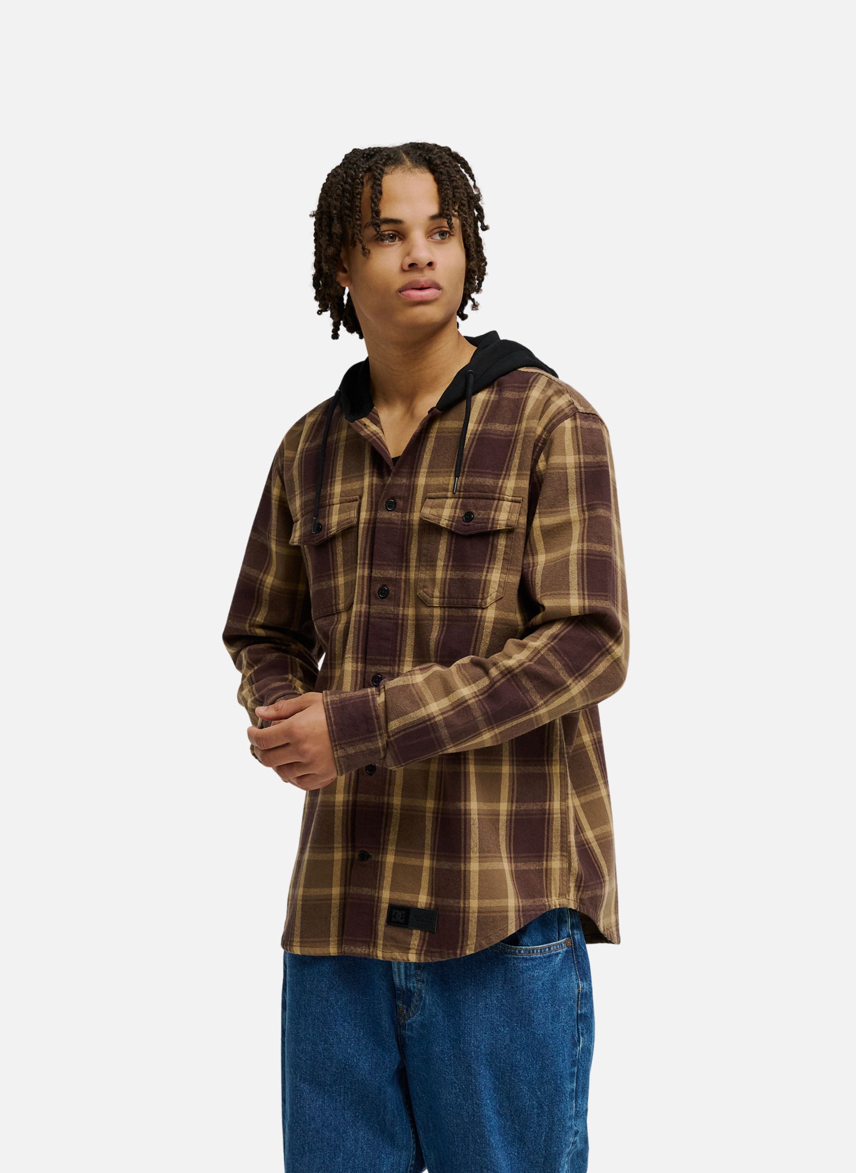 Chemises Ruckus homme marron DC Shoes Chemises Ruckus homme marron Marron