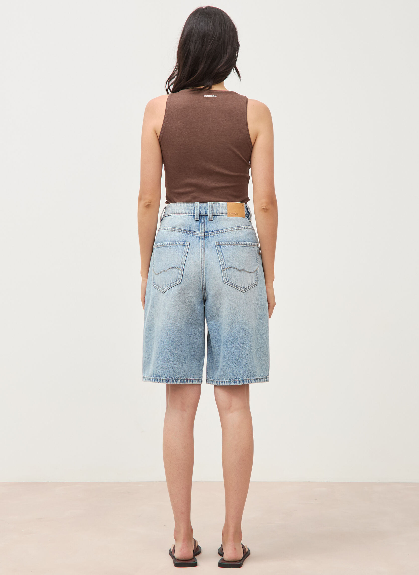 Shorts JORT1F femme bleu Bonobo Shorts JORT1F femme bleu Bleu clair