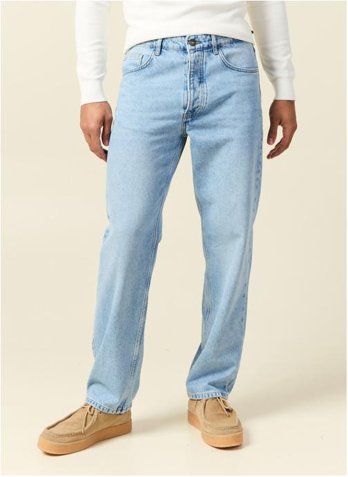 Bonobo Jeans droit RELAX-INNOV homme bleu