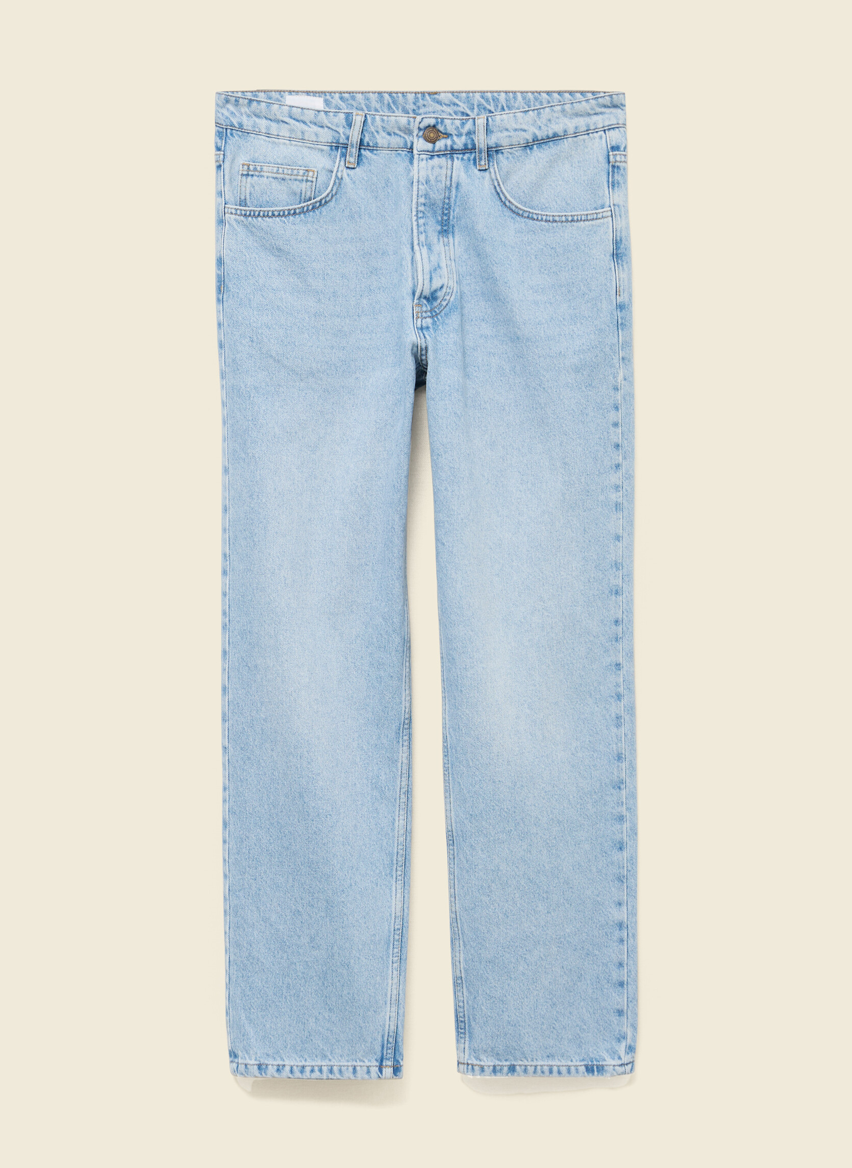 Jeans droit RELAX-INNOV homme bleu Bonobo Jeans droit RELAX-INNOV homme bleu Bleu clair