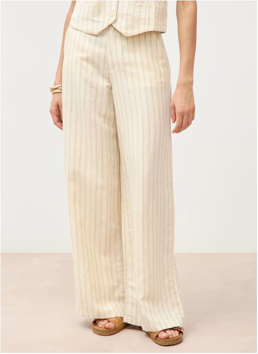 Bonobo Pantalons droit EXOTICPANF femme beige