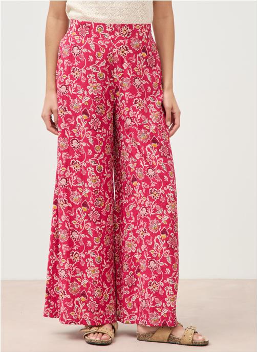 Bonobo Pantalons droit MATCHIMPANF femme rose