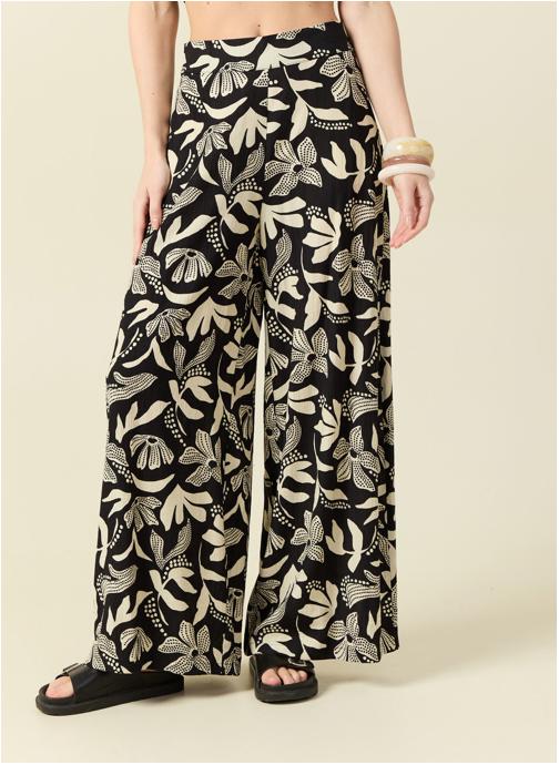 Bonobo Pantalons droit MATCHIMPANF femme noir