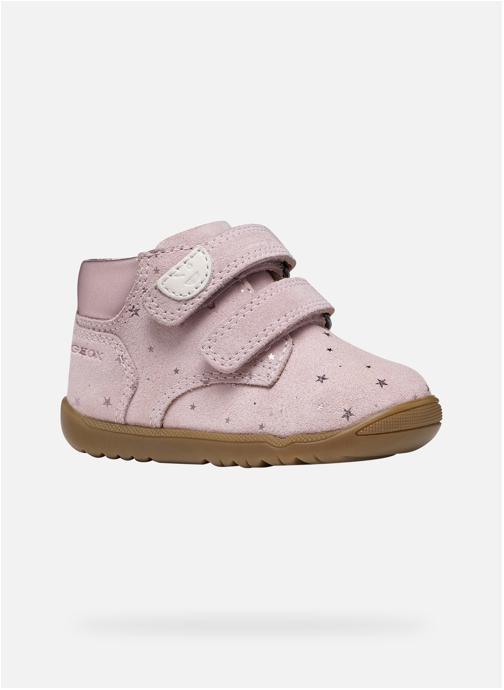 Geox Baskets basses MACCHIA BABY GIRL fille rose