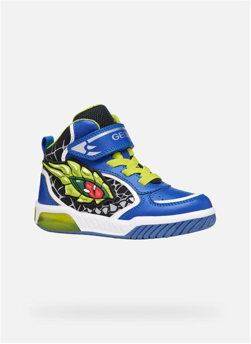 Geox Baskets basses INEK BOY garçon bleu