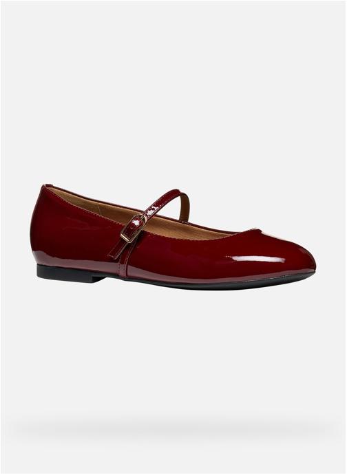 Geox Ballerines classiques NEW PALMARIA WOMAN femme bordeaux