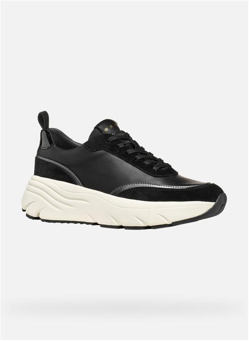 Geox Baskets basses D DIAMANTA femme noir