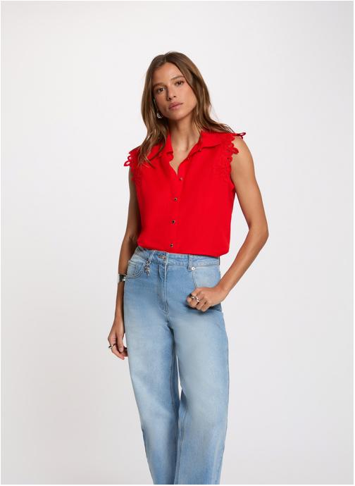 Morgan Débardeurs 262-DLISA femme rouge