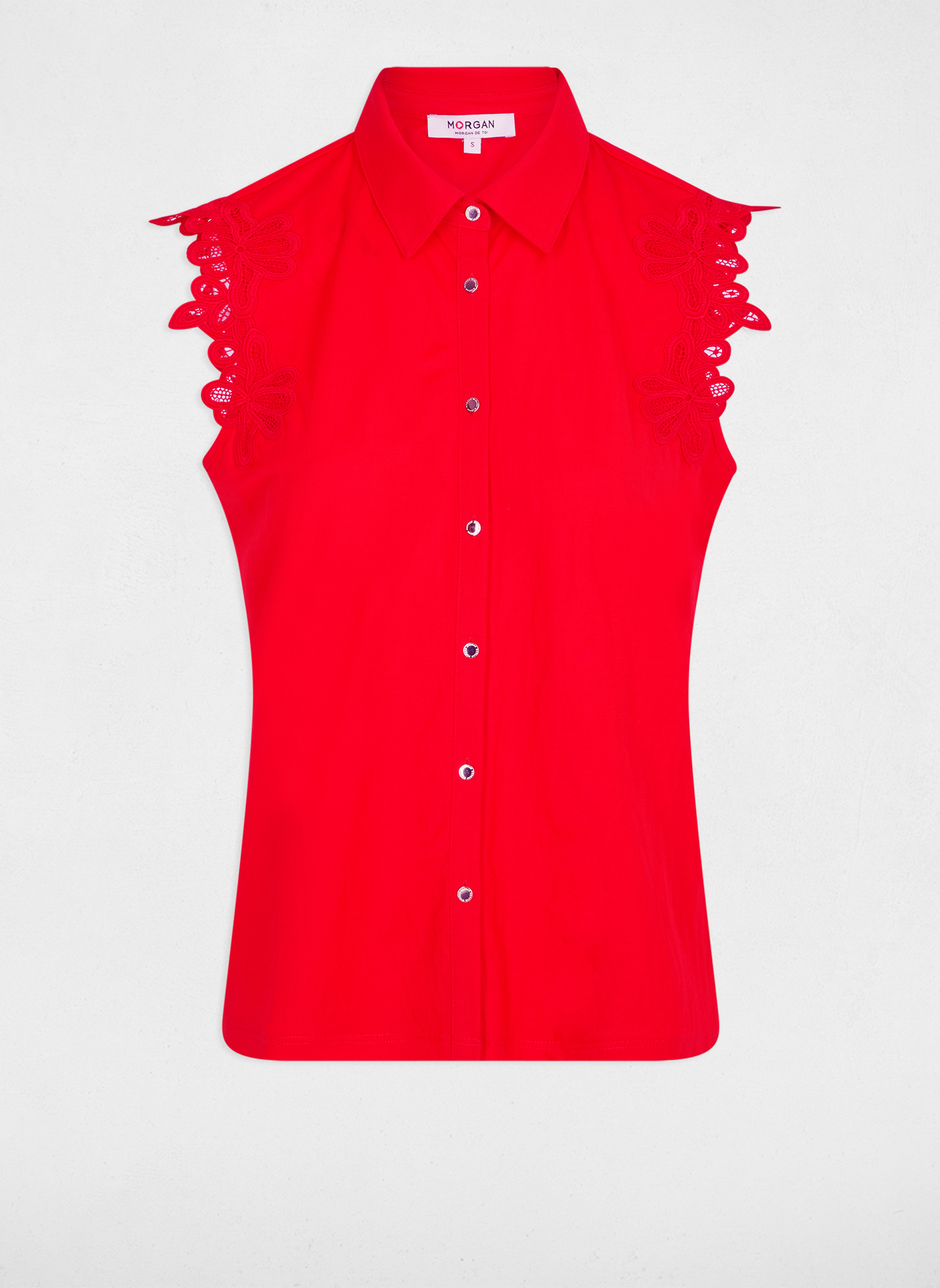 Débardeurs 262-DLISA femme rouge Morgan Débardeurs 262-DLISA femme rouge Rouge
