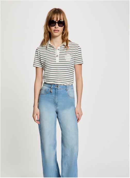 Morgan Tee-shirts 262-DPOLIS femme blanc