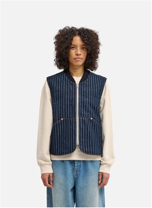 Element Vestes sans manches Chore Herringbone Denim femme bleu