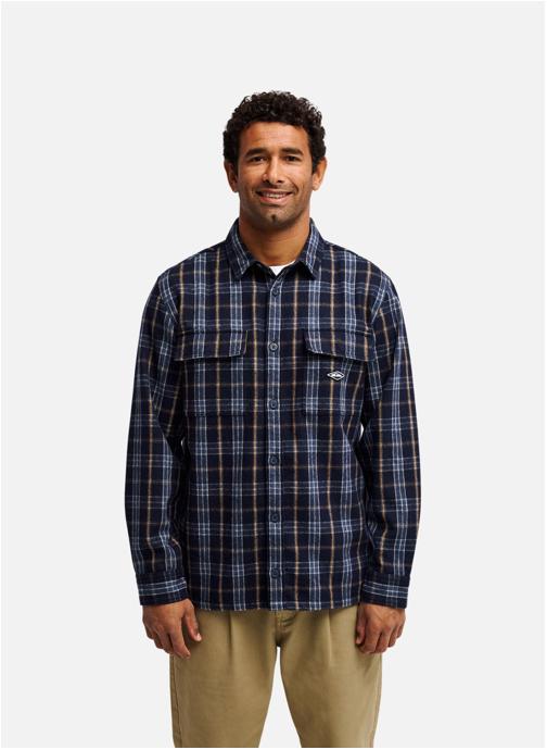 Quiksilver Chemises Diamond Wool homme bleu
