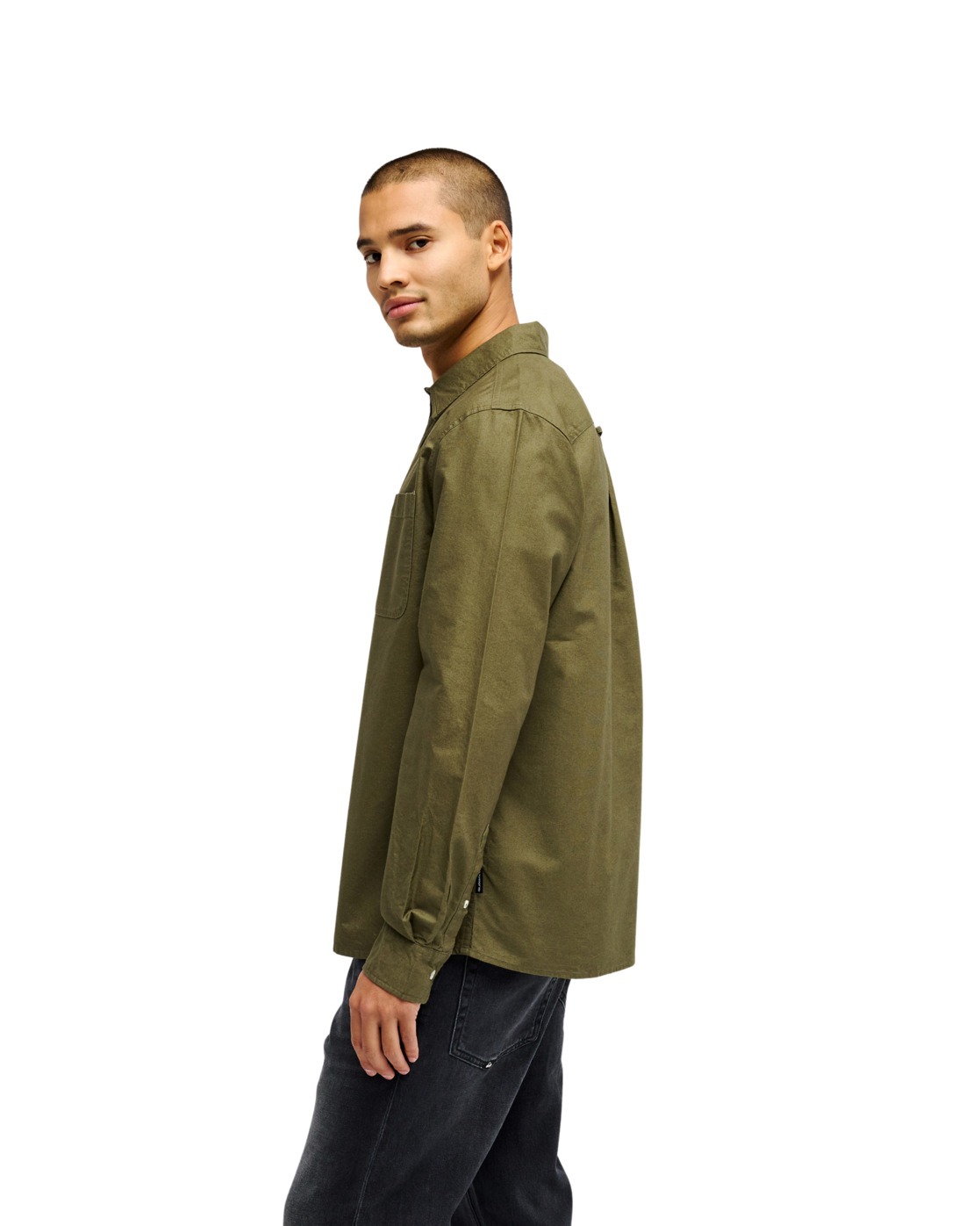 Chemises Smoke Trail Oxford homme vert Quiksilver Chemises Smoke Trail Oxford homme vert Vert olive