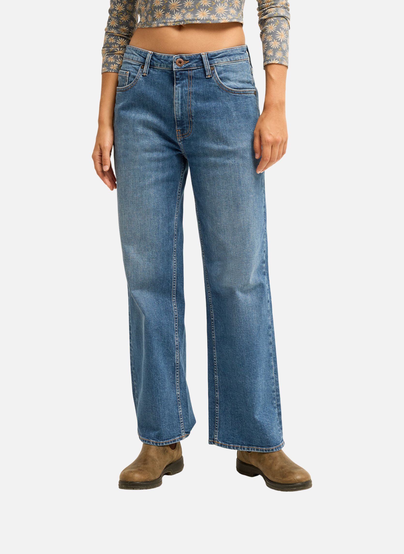 Jeans droit Shifter femme bleu Billabong Jeans droit Shifter femme bleu Bleu